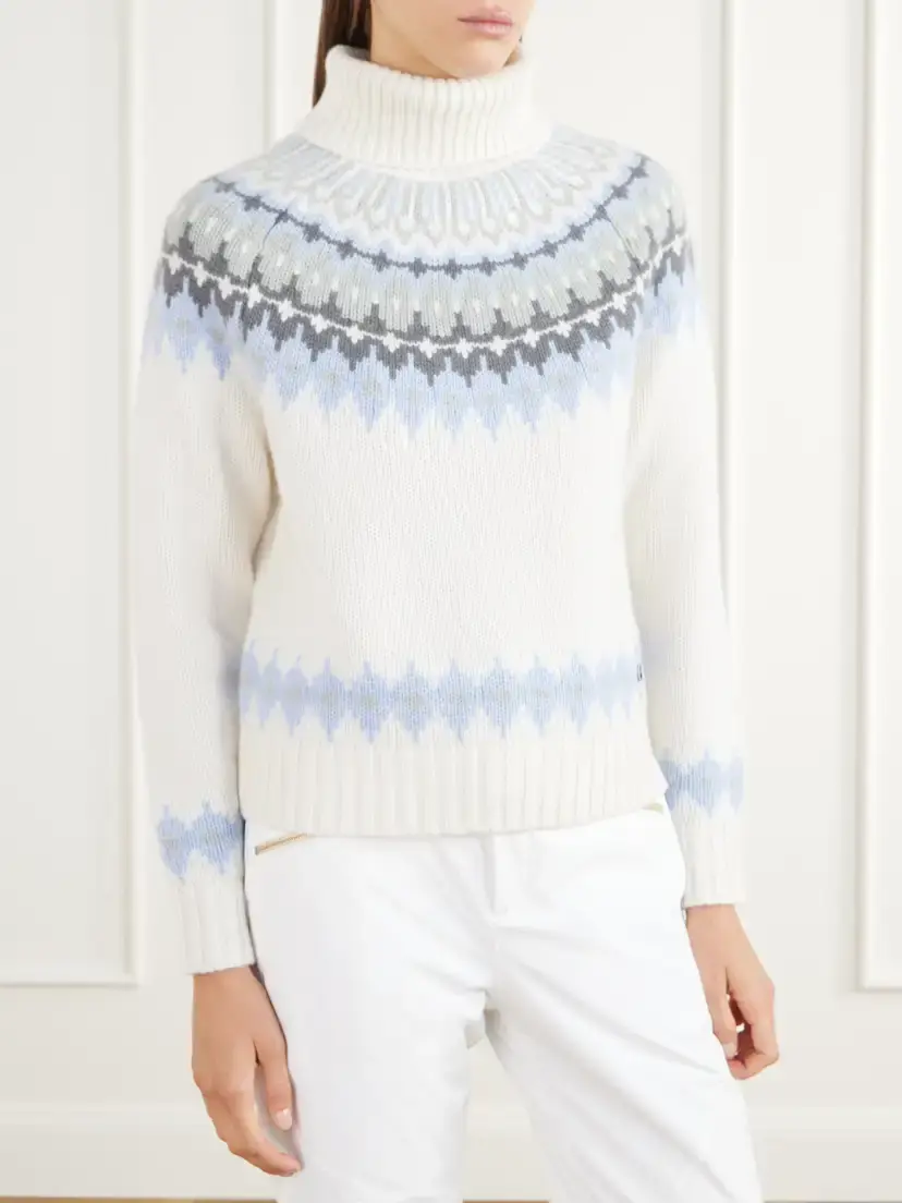 Bogner Ingrid Fair Isle Cashmere Turtleneck Sweater | Thumbnail 3 Bogner Ingrid Fair Isle Cashmere Turtleneck Sweater | Thumbnail 3