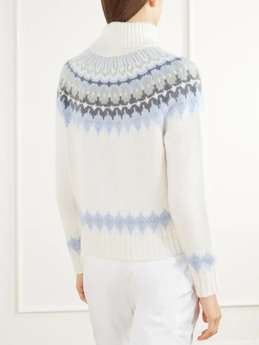 Bogner Ingrid Fair Isle Cashmere Turtleneck Sweater | Thumbnail 4 Bogner Ingrid Fair Isle Cashmere Turtleneck Sweater | Thumbnail 4