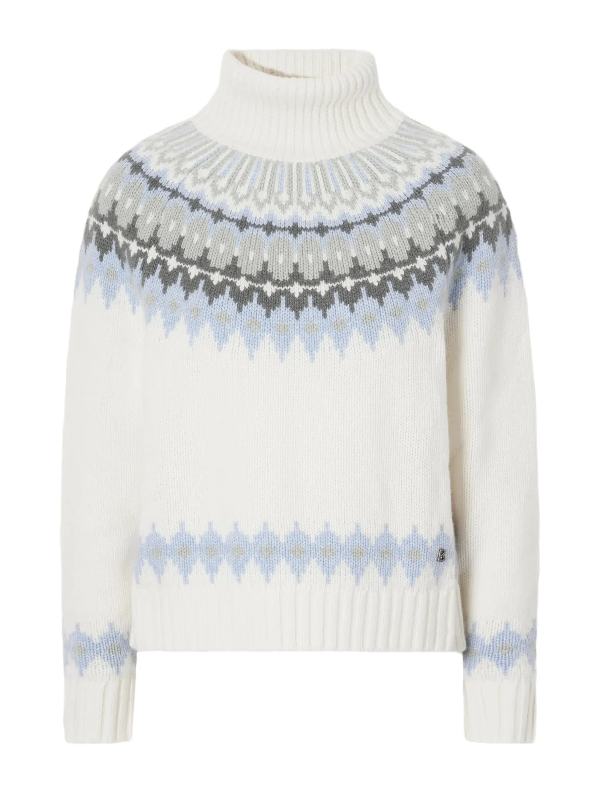 Ingrid Fair Isle Cashmere Turtleneck Sweater Ingrid Fair Isle Cashmere Turtleneck Sweater