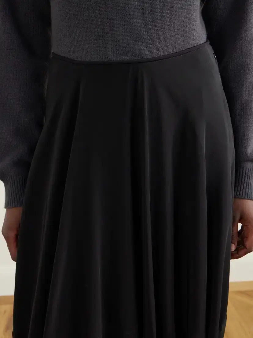 Lemaire Silk-crepe De Chine Midi Skirt | Thumbnail 5 Lemaire Silk-crepe De Chine Midi Skirt | Thumbnail 5