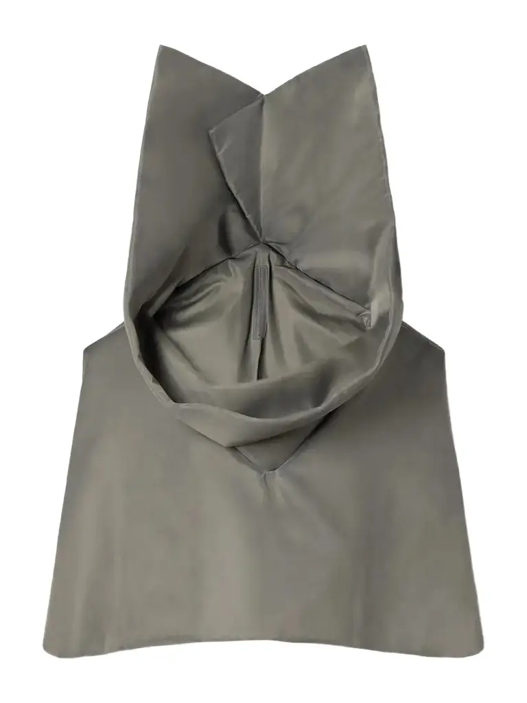 Cowl Distressed Padded Garment-dyed Shell Cape Cowl Distressed Padded Garment-dyed Shell Cape