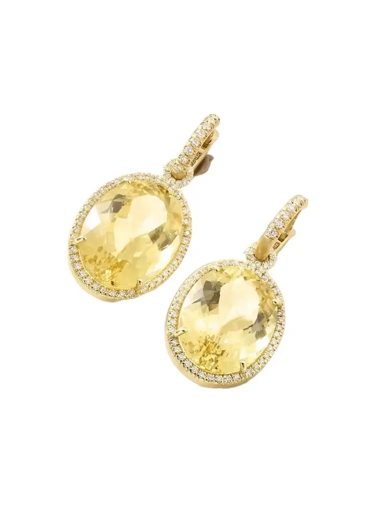 Irene Neuwirth Gemmy Gem 18-karat Gold Diamond And Beryl Earrings