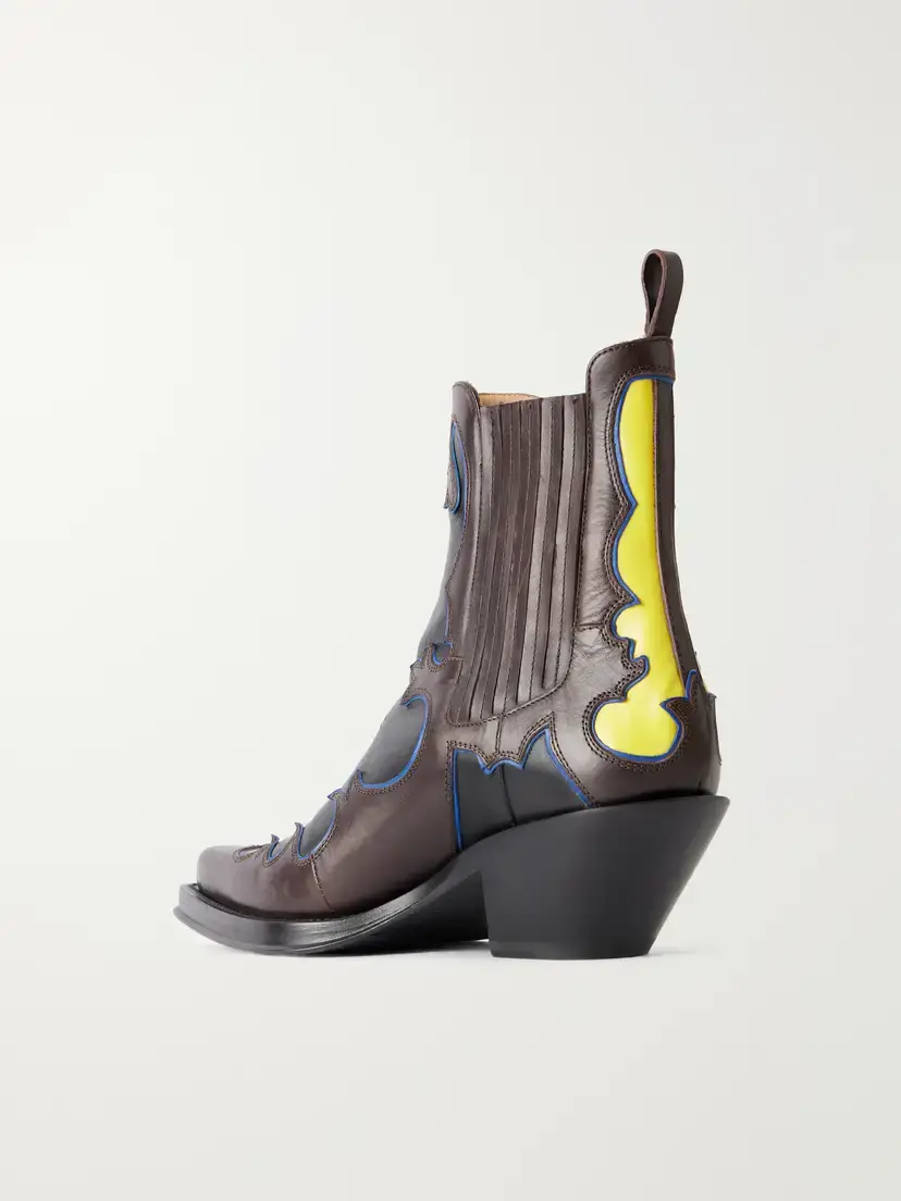 Gabriela Hearst Cassidy 90 Embossed Leather Ankle Boots | Thumbnail 3 Gabriela Hearst Cassidy 90 Embossed Leather Ankle Boots | Thumbnail 3