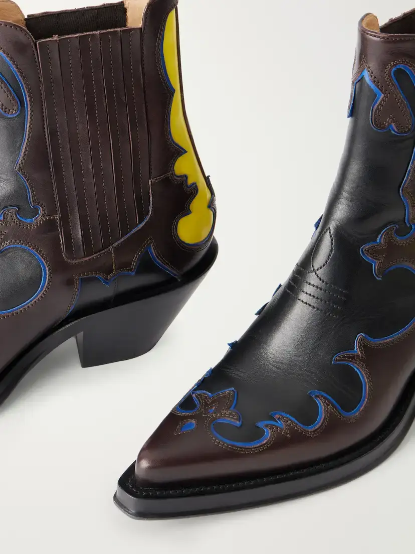 Gabriela Hearst Cassidy 90 Embossed Leather Ankle Boots | Thumbnail 5 Gabriela Hearst Cassidy 90 Embossed Leather Ankle Boots | Thumbnail 5