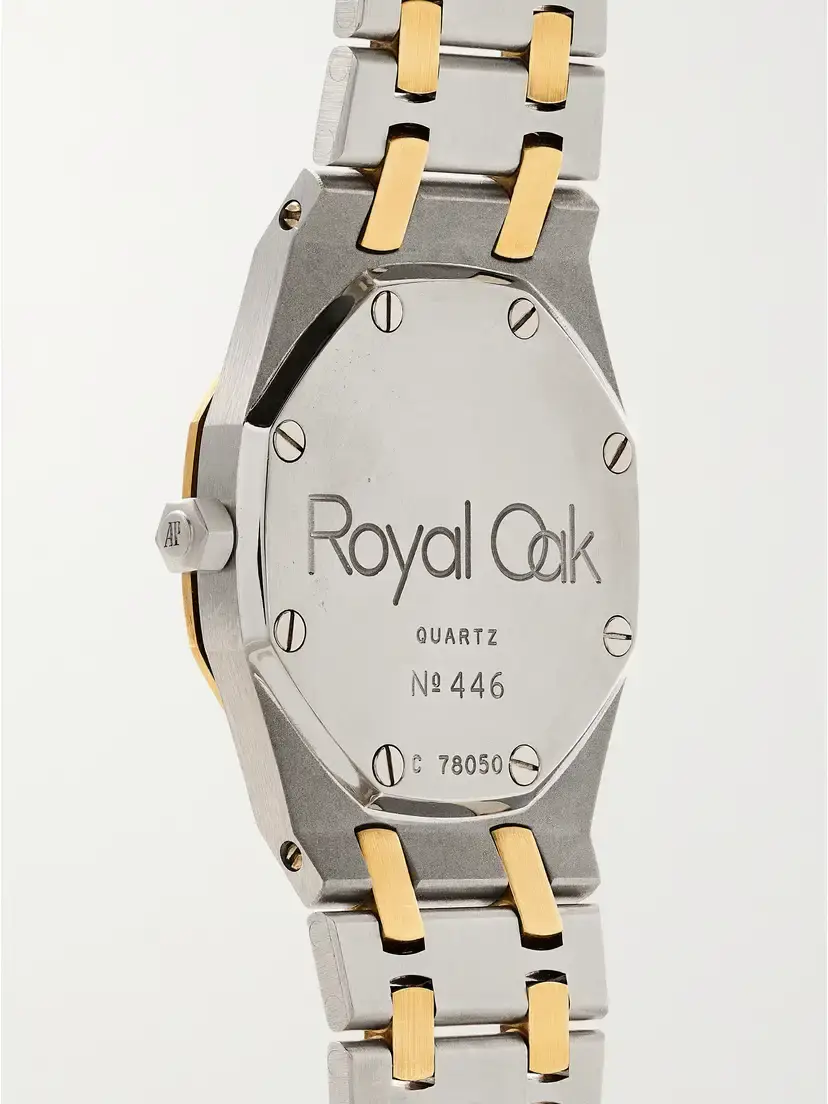 Stephanie Windsor + Audemars Piguet Vintage 1990s Royal Oak Quartz-movement 18-karat Gold And Stainless Steel Watch (6.25" Wrist) | Thumbnail 4
