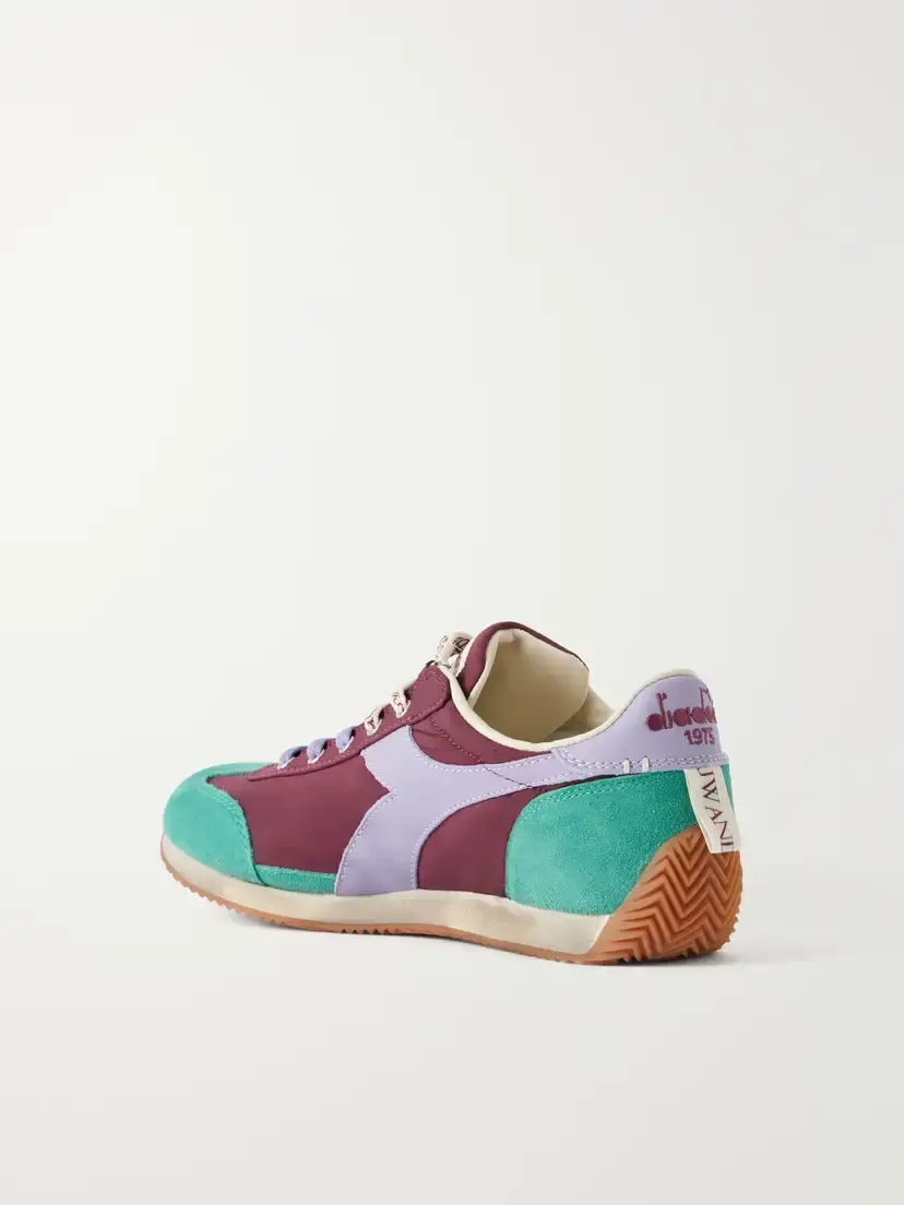 JW Anderson + Diadora Equipe Leather And Suede-trimmed Shell Sneakers | Thumbnail 3 JW Anderson + Diadora Equipe Leather And Suede-trimmed Shell Sneakers | Thumbnail 3