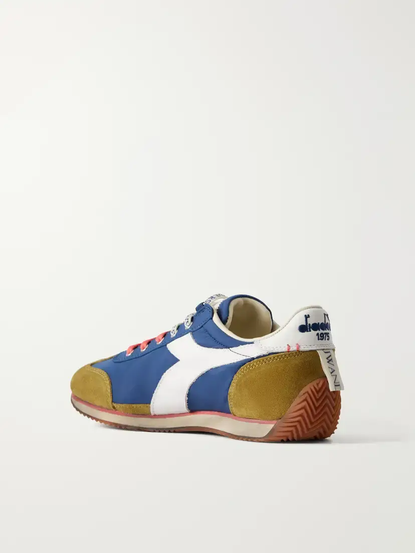 JW Anderson + Diadora Equipe Leather And Suede-trimmed Shell Sneakers | Thumbnail 3 JW Anderson + Diadora Equipe Leather And Suede-trimmed Shell Sneakers | Thumbnail 3