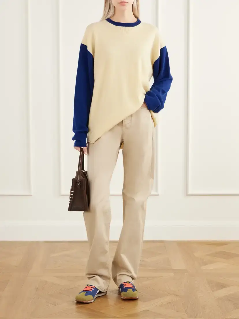 JW Anderson + Diadora Equipe Leather And Suede-trimmed Shell Sneakers | Thumbnail 4 JW Anderson + Diadora Equipe Leather And Suede-trimmed Shell Sneakers | Thumbnail 4