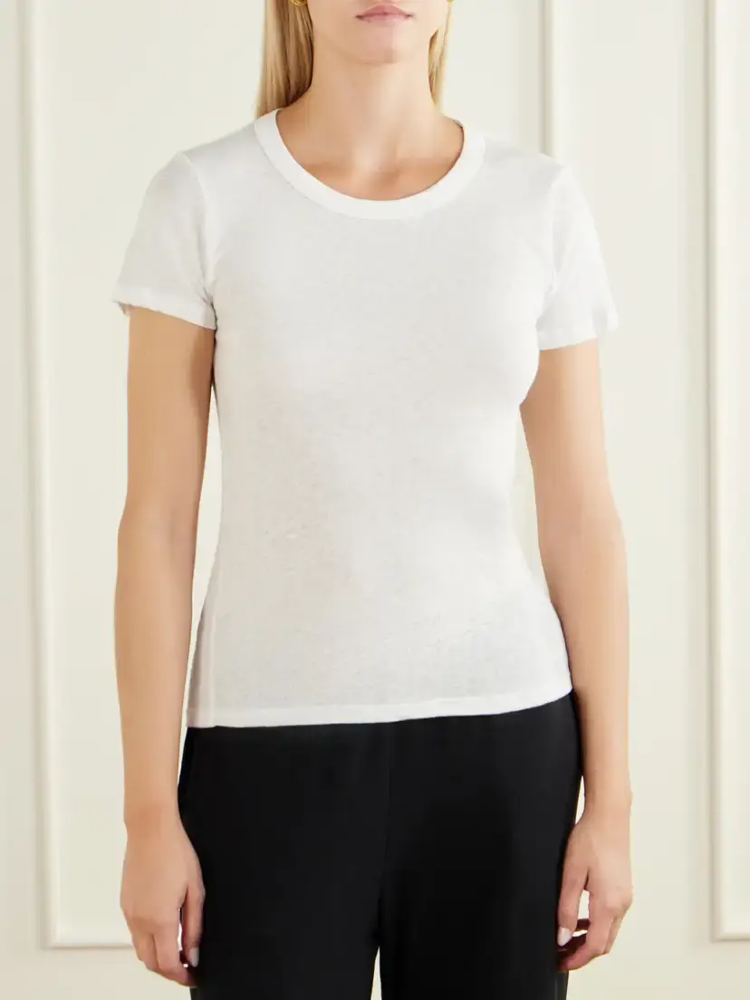 LESET Laura Cotton-jersey T-shirt | Thumbnail 3 LESET Laura Cotton-jersey T-shirt | Thumbnail 3
