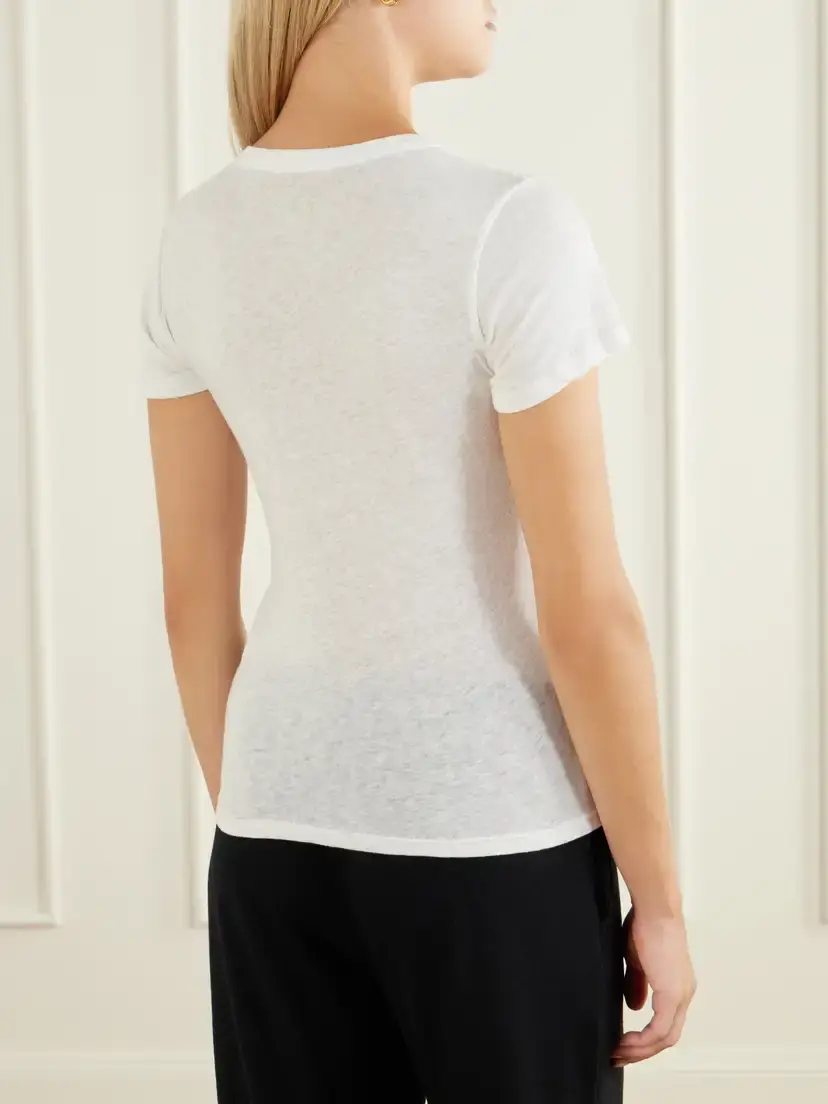 LESET Laura Cotton-jersey T-shirt | Thumbnail 4 LESET Laura Cotton-jersey T-shirt | Thumbnail 4