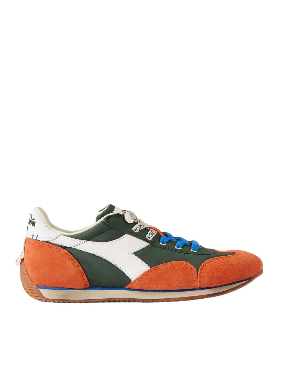 JW Anderson + Diadora Equipe Leather And Suede-trimmed Shell Sneakers