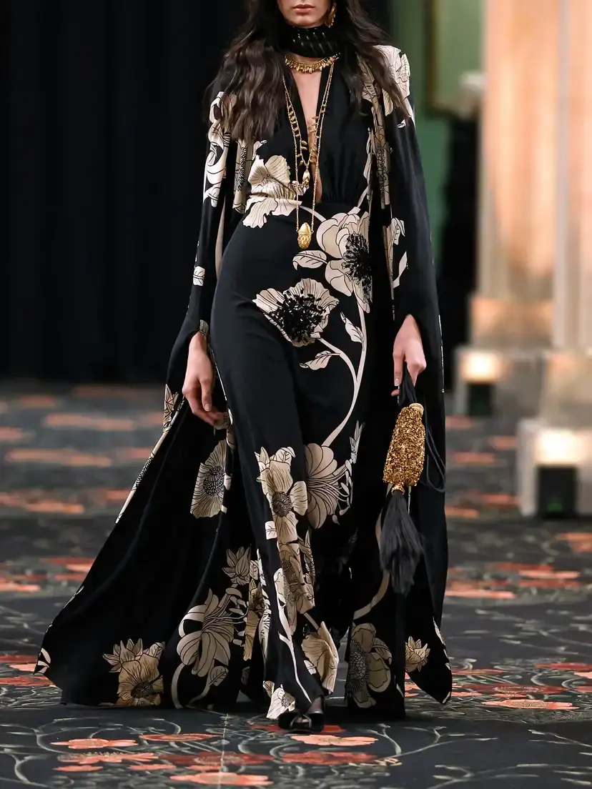Johanna Ortiz Embellished Floral-print Silk-charmeuse Halterneck Maxi Dress | Thumbnail 5 Johanna Ortiz Embellished Floral-print Silk-charmeuse Halterneck Maxi Dress | Thumbnail 5