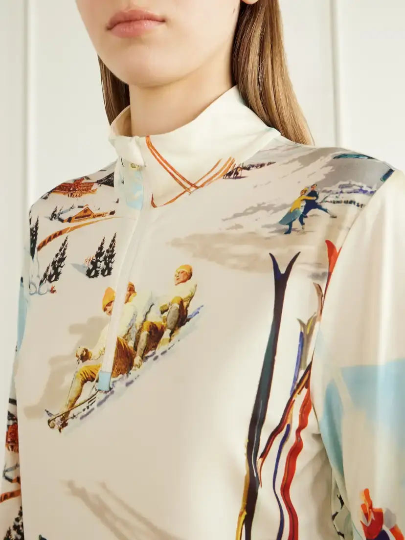 Bogner Beline Printed Stretch-shell Zip-up Base Layer | Thumbnail 5 Bogner Beline Printed Stretch-shell Zip-up Base Layer | Thumbnail 5