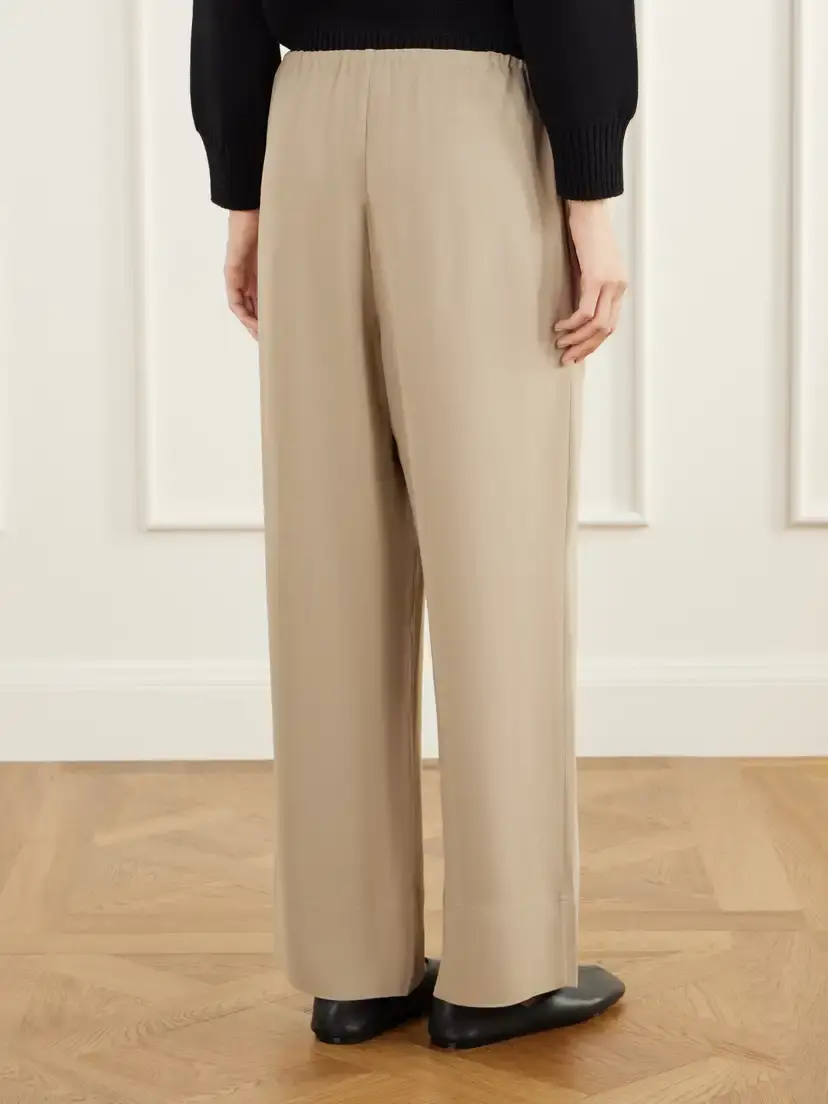 TOTEME Cady Wide-leg Pants | Thumbnail 4
