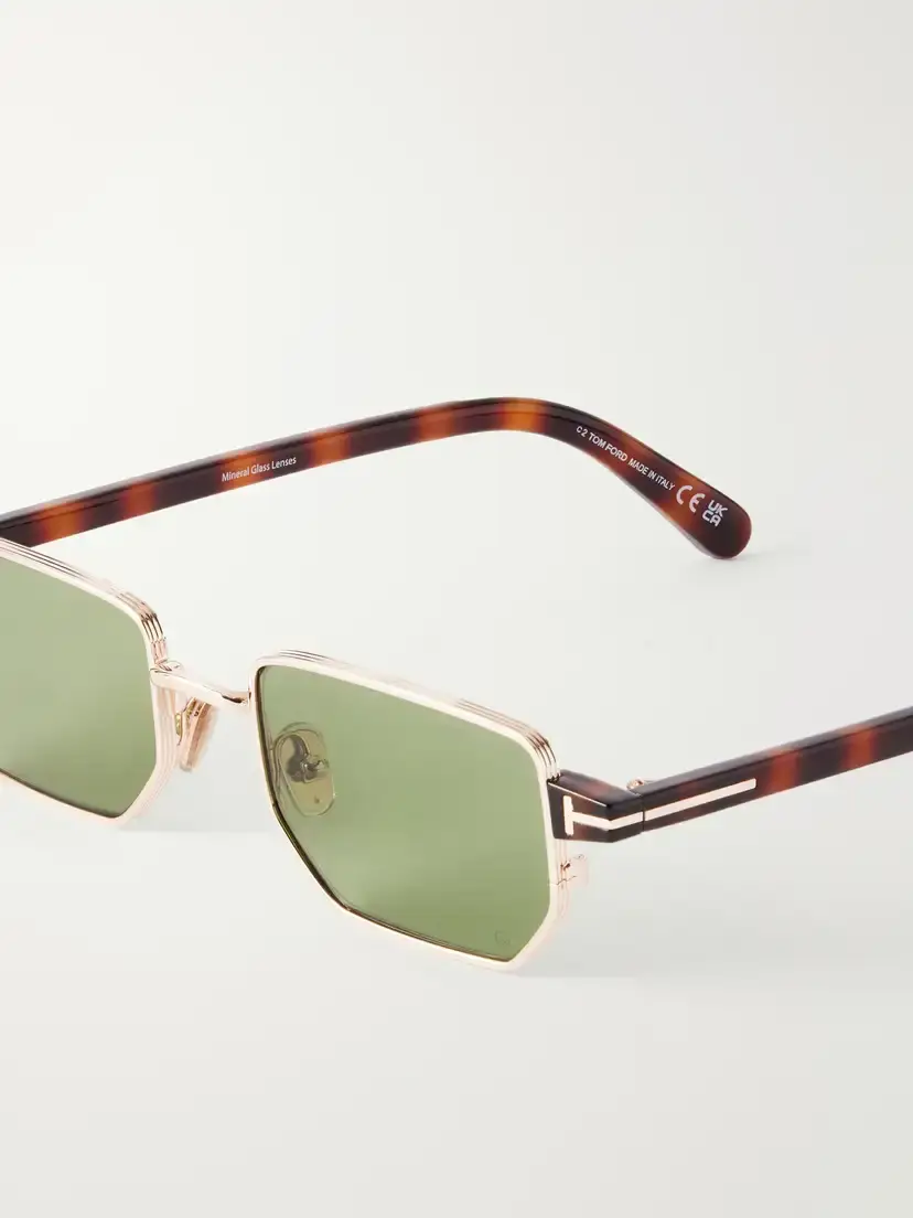 Tom Ford Liam-02 Square-frame Gold-tone Sunglasses | Thumbnail 4 Tom Ford Liam-02 Square-frame Gold-tone Sunglasses | Thumbnail 4