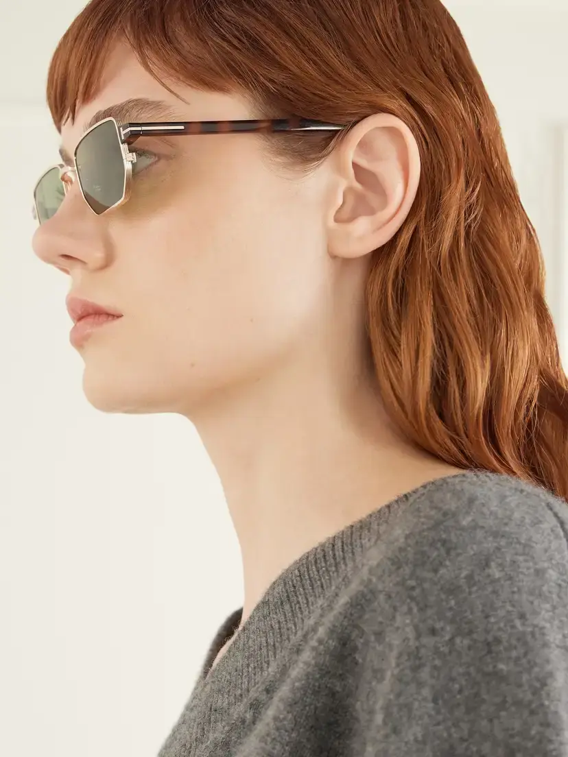 Tom Ford Liam-02 Square-frame Gold-tone Sunglasses | Thumbnail 5 Tom Ford Liam-02 Square-frame Gold-tone Sunglasses | Thumbnail 5
