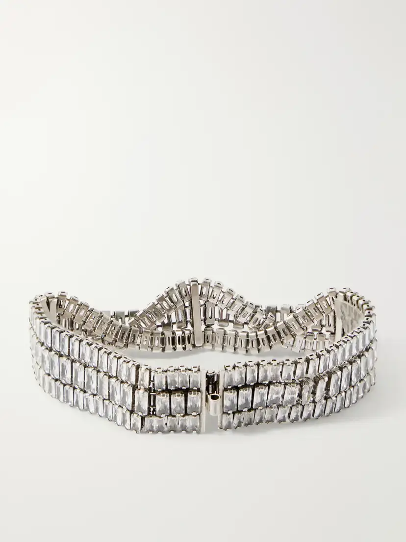 Isabel Marant Cara Silver-tone Crystal-embellished Bracelet | Thumbnail 3 Isabel Marant Cara Silver-tone Crystal-embellished Bracelet | Thumbnail 3