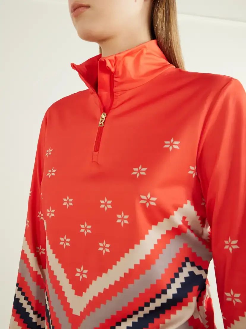 Bogner Fabia Printed Zip-up Base Layer | Thumbnail 5 Bogner Fabia Printed Zip-up Base Layer | Thumbnail 5