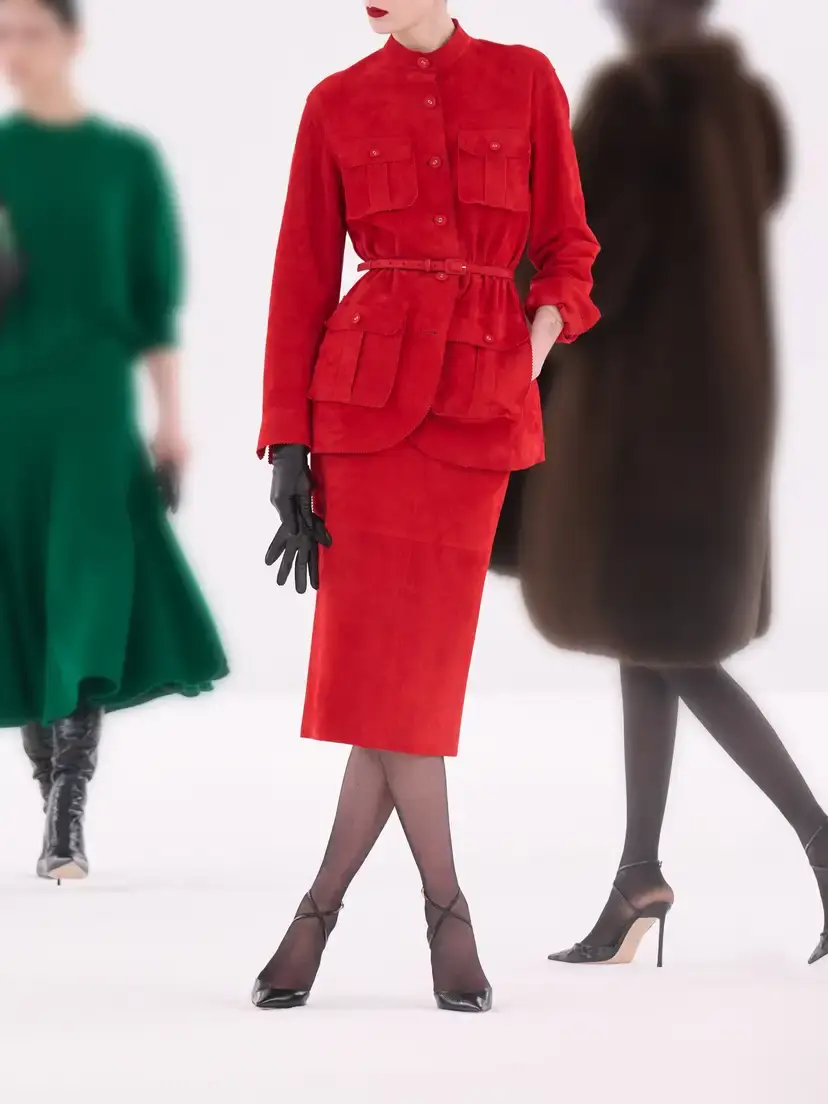Tom Ford Gathered Suede Jacket | Thumbnail 5 Tom Ford Gathered Suede Jacket | Thumbnail 5
