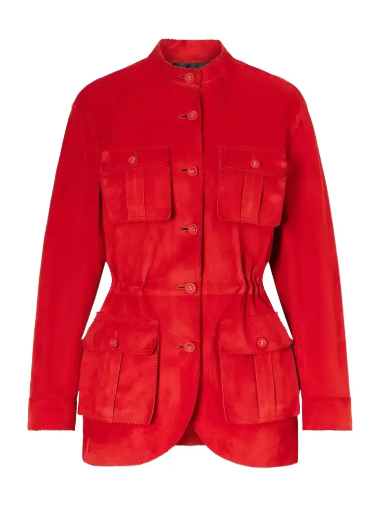 Tom Ford Gathered Suede Jacket
