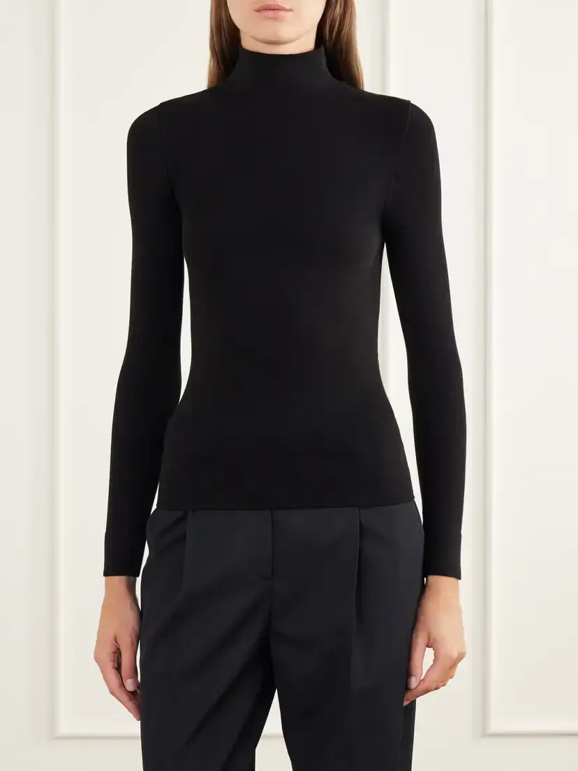 TOTEME Jersey Turtleneck T-shirt | Thumbnail 3 TOTEME Jersey Turtleneck T-shirt | Thumbnail 3