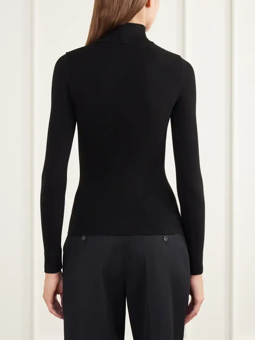 TOTEME Jersey Turtleneck T-shirt | Thumbnail 4 TOTEME Jersey Turtleneck T-shirt | Thumbnail 4