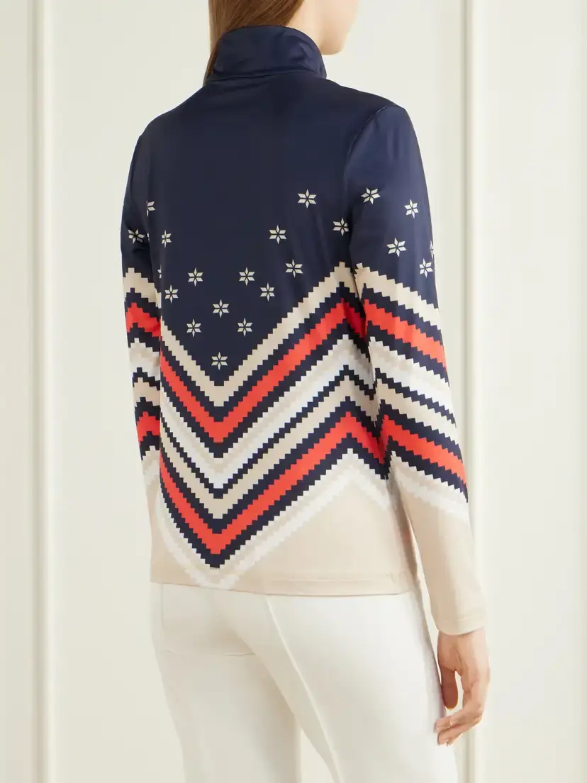 Bogner Fabia Printed Zip-up Base Layer | Thumbnail 4 Bogner Fabia Printed Zip-up Base Layer | Thumbnail 4
