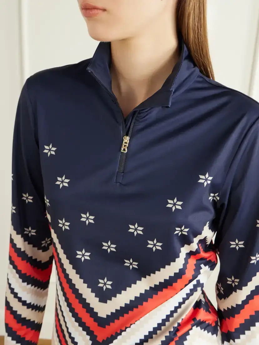 Bogner Fabia Printed Zip-up Base Layer | Thumbnail 5 Bogner Fabia Printed Zip-up Base Layer | Thumbnail 5