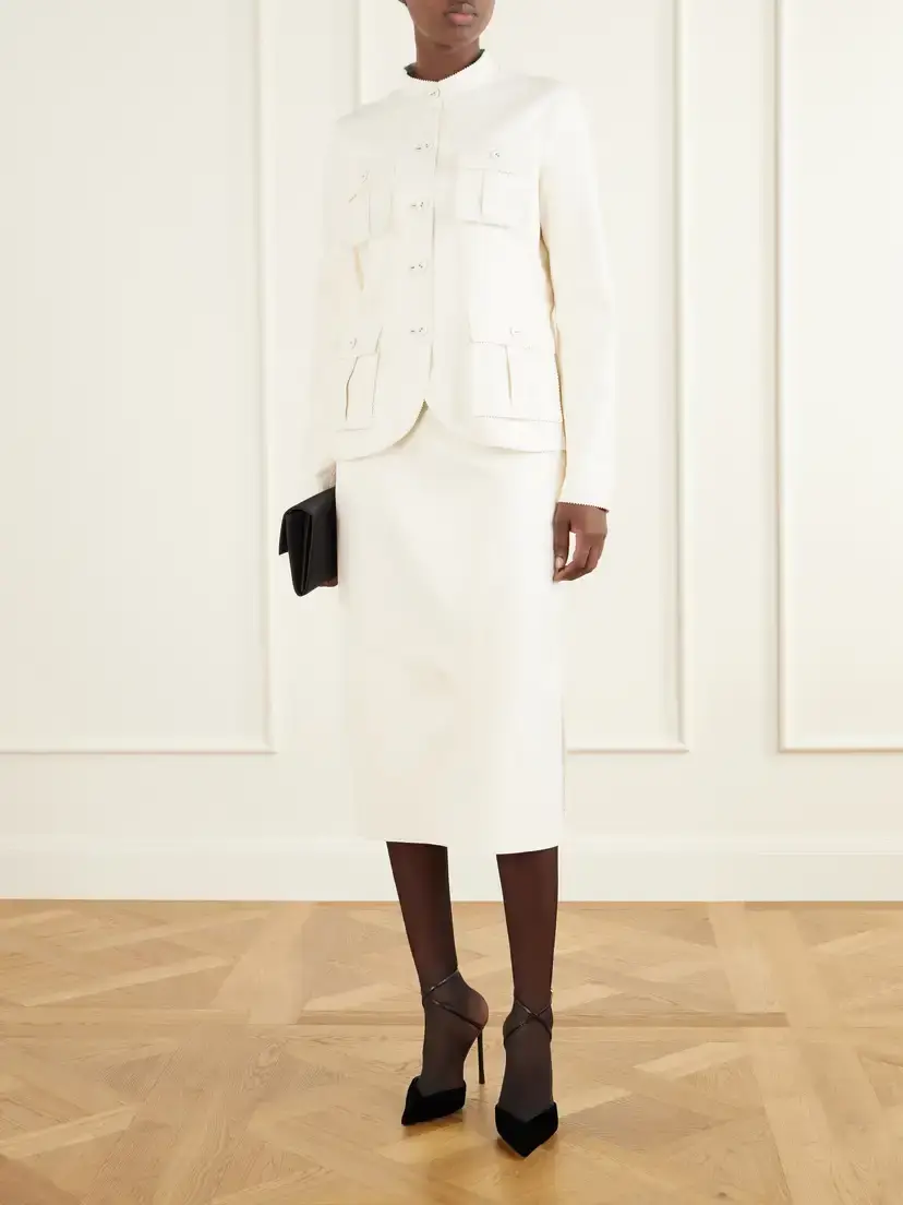 Tom Ford Belted Leather Midi Skirt | Thumbnail 2 Tom Ford Belted Leather Midi Skirt | Thumbnail 2