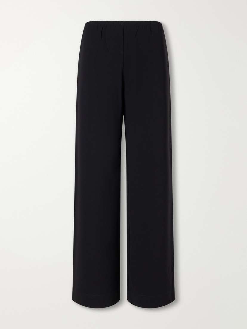 LESET Arielle Crepe Wide-leg Pants