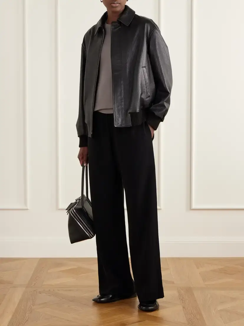 LESET Arielle Crepe Wide-leg Pants | Thumbnail 2 LESET Arielle Crepe Wide-leg Pants | Thumbnail 2