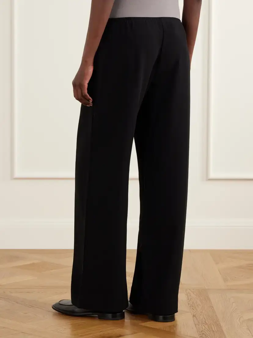 LESET Arielle Crepe Wide-leg Pants | Thumbnail 4 LESET Arielle Crepe Wide-leg Pants | Thumbnail 4