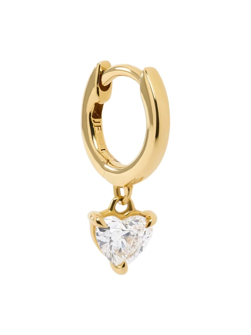 Jennifer Fisher Jennifer Fisher Heart Lab Diamond Huggie 6mm