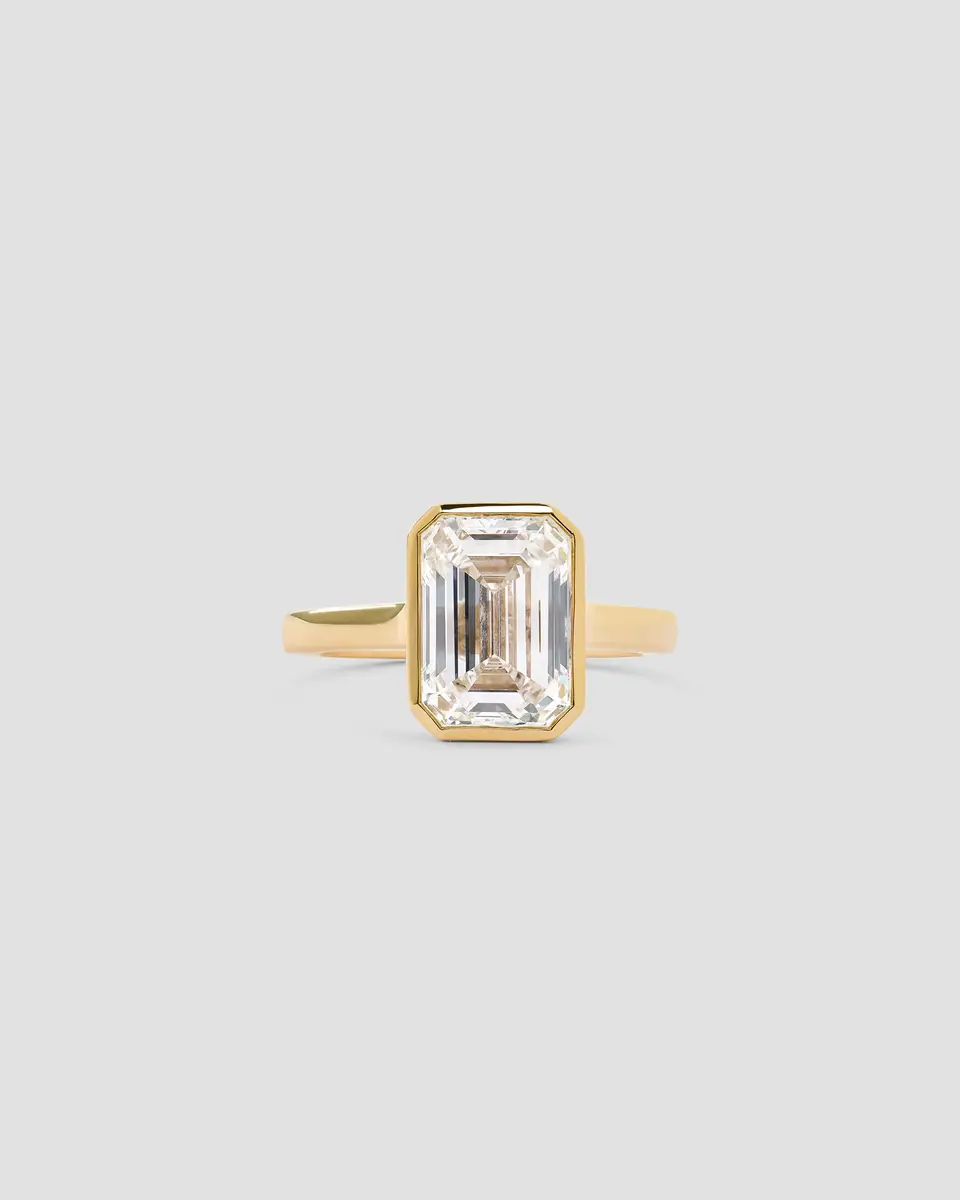 Jennifer Fisher Jennifer Fisher Emerald Lab Diamond Anniversary Ring 5ct / 6 | Thumbnail 2 Jennifer Fisher Jennifer Fisher Emerald Lab Diamond Anniversary Ring 5ct / 6 | Thumbnail 2