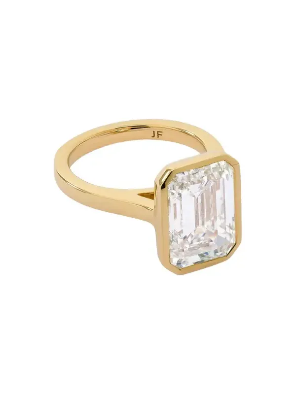 Jennifer Fisher Emerald Lab Diamond Anniversary Ring 5ct / 6 Jennifer Fisher Emerald Lab Diamond Anniversary Ring 5ct / 6