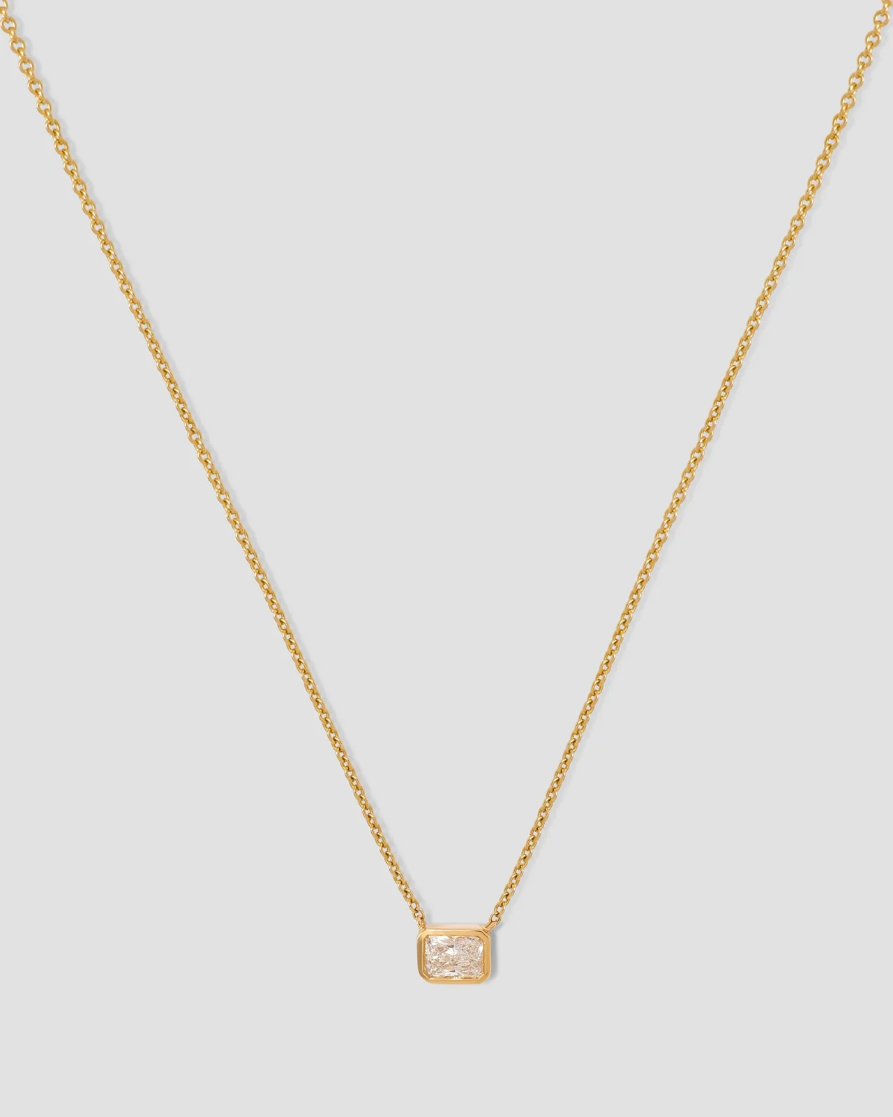Jennifer Fisher Radiant Cut Lab Diamond Pendant .5ct Jennifer Fisher Radiant Cut Lab Diamond Pendant .5ct