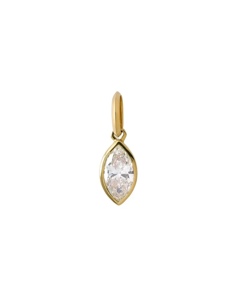 Jennifer Fisher Marquise Lab Diamond Charm 1.5ct Jennifer Fisher Marquise Lab Diamond Charm 1.5ct