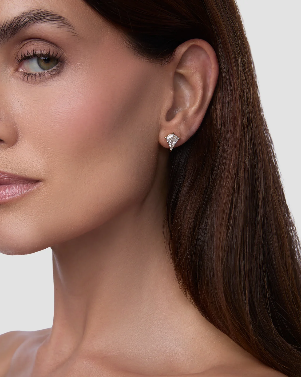Jennifer Fisher Jennifer Fisher Kite Lab Diamond Stud 1.5ct