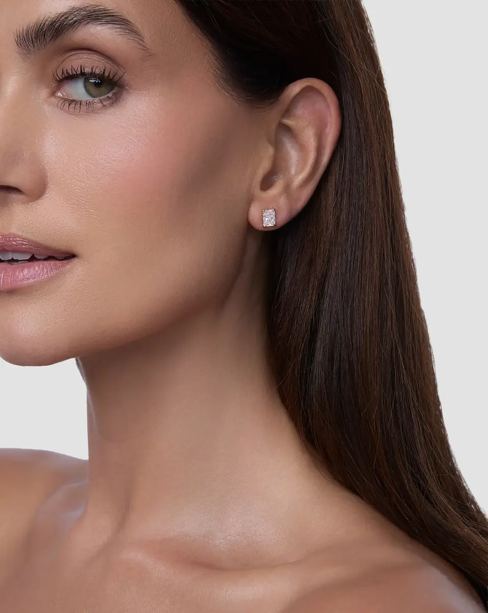 Jennifer Fisher Radiant Lab Diamond Stud 1ct