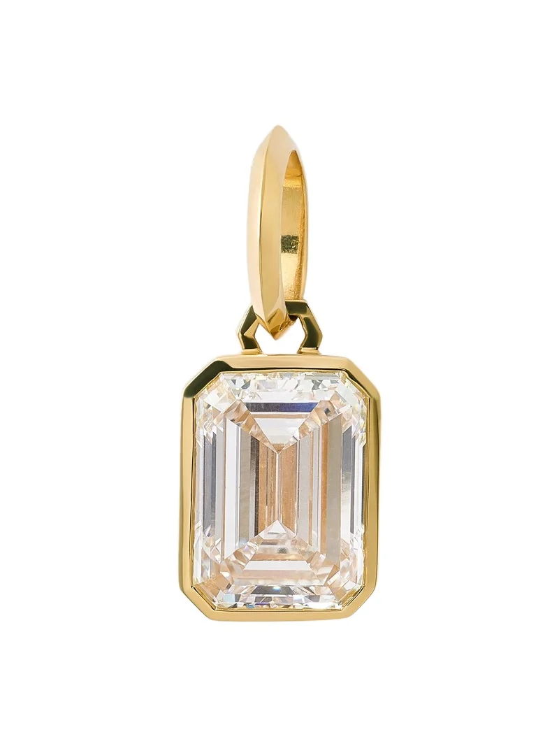 Jennifer Fisher Jennifer Fisher Emerald Lab Diamond Charm 3ct