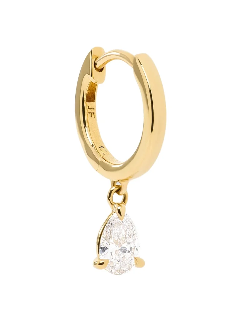 Jennifer Fisher Jennifer Fisher Pear Lab Diamond Huggie 8mm