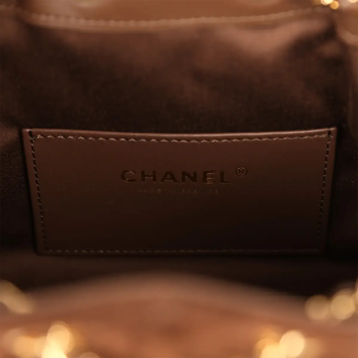 Chanel Chanel Mini 25 Hobo Bag Dark Brown Suede Gold Hardware | Thumbnail 7