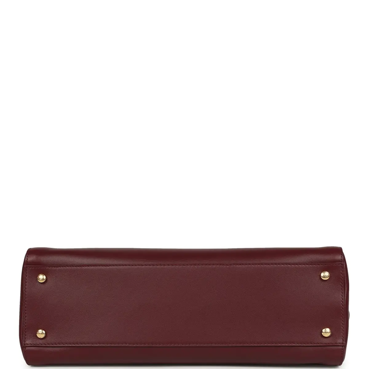 Chanel Chanel Small Cerf Shopping Bag Burgundy Calfskin Gold Hardware | Thumbnail 6