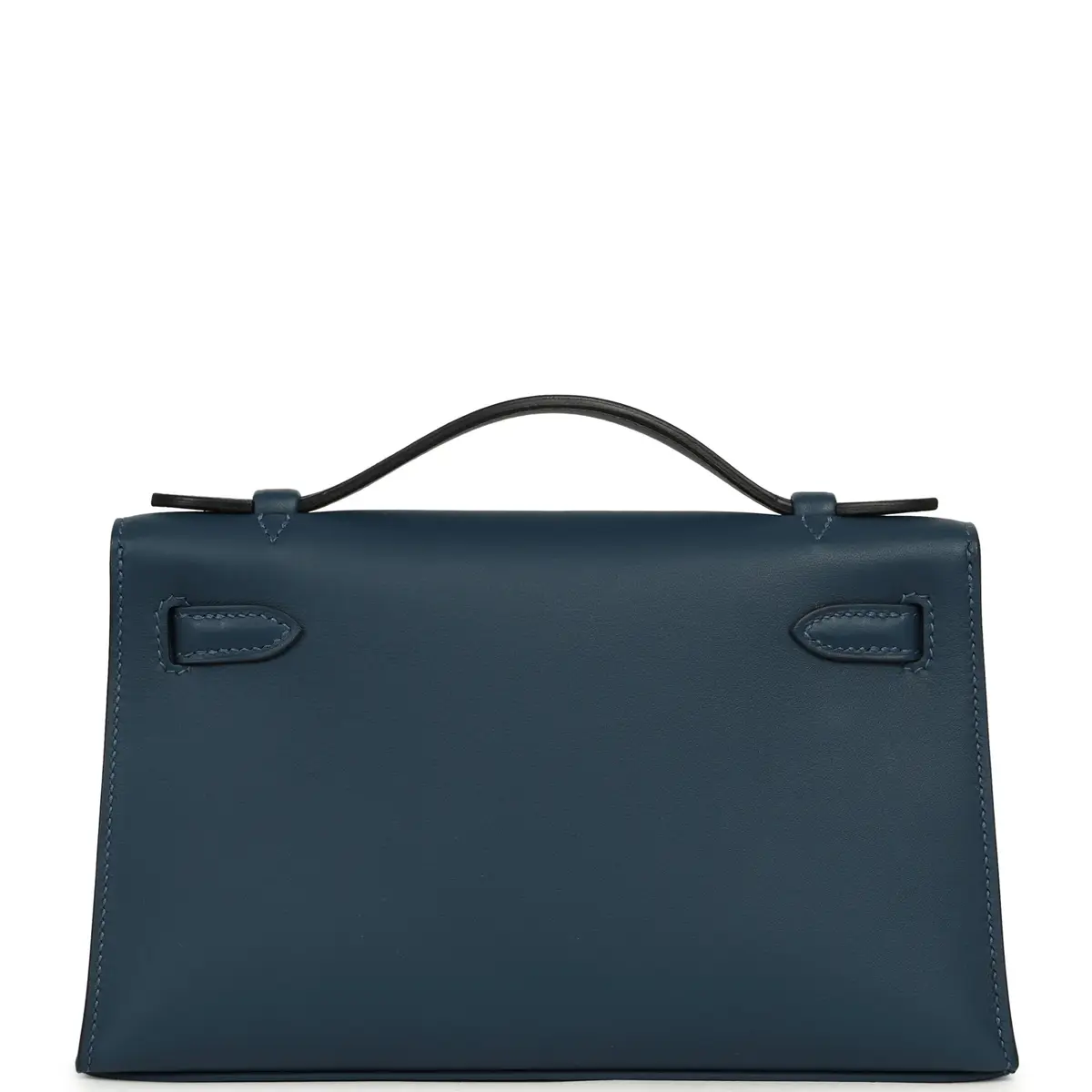 HERMÈS Hermes Kelly Pochette Bleu de Prusse Swift Gold Hardware | Thumbnail 4 HERMÈS Hermes Kelly Pochette Bleu de Prusse Swift Gold Hardware | Thumbnail 4
