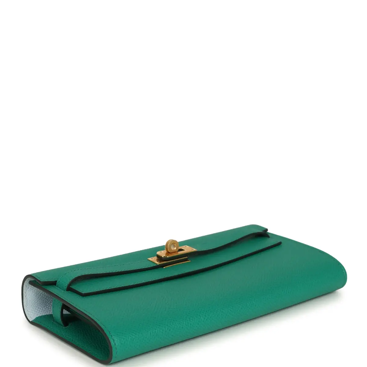 HERMÈS Hermes Kelly Wallet To Go Vert Vertigo Verso Epsom Gold Hardware | Thumbnail 5 HERMÈS Hermes Kelly Wallet To Go Vert Vertigo Verso Epsom Gold Hardware | Thumbnail 5