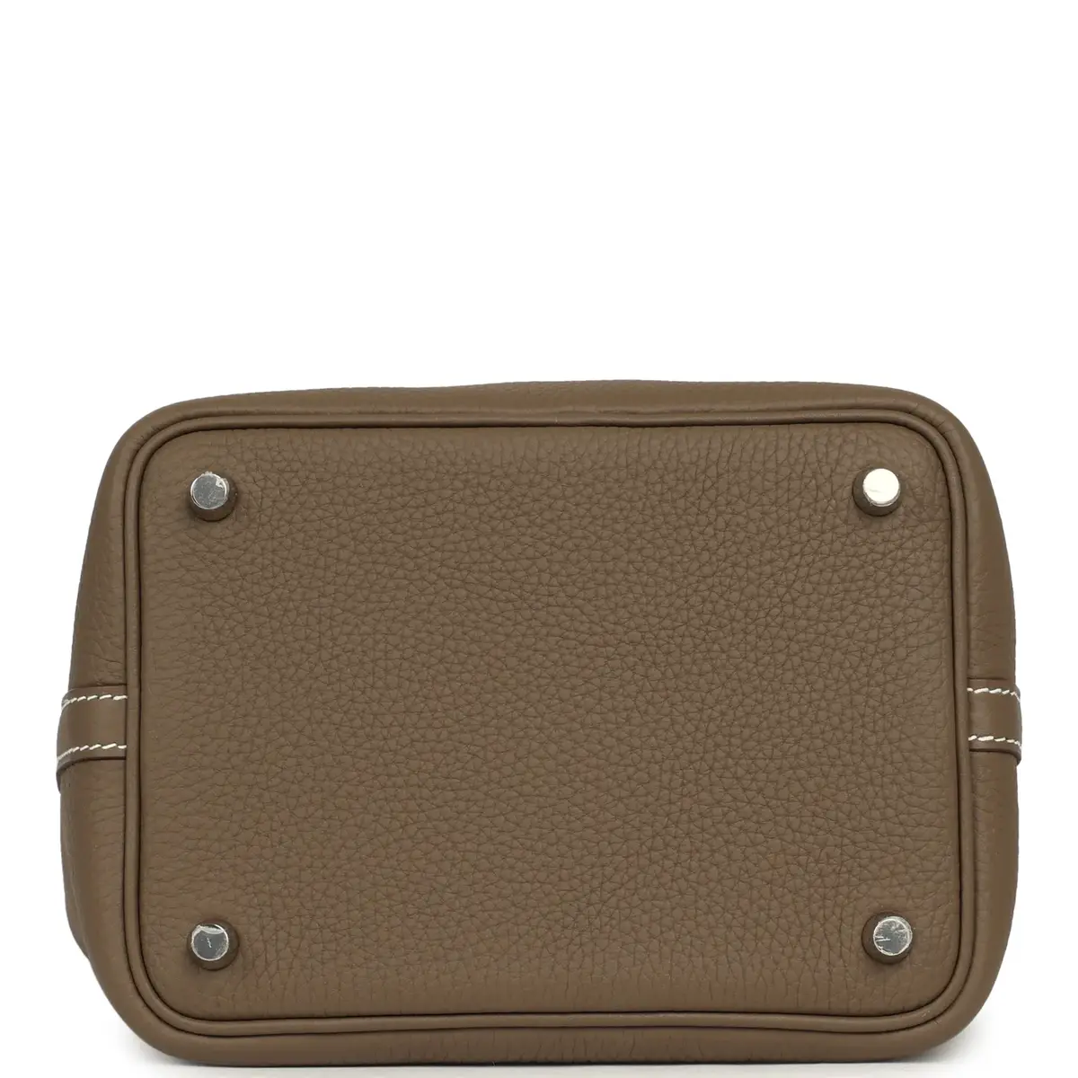 HERMÈS Hermes Picotin Lock 18 Etoupe Clemence Palladium Hardware | Thumbnail 6 HERMÈS Hermes Picotin Lock 18 Etoupe Clemence Palladium Hardware | Thumbnail 6