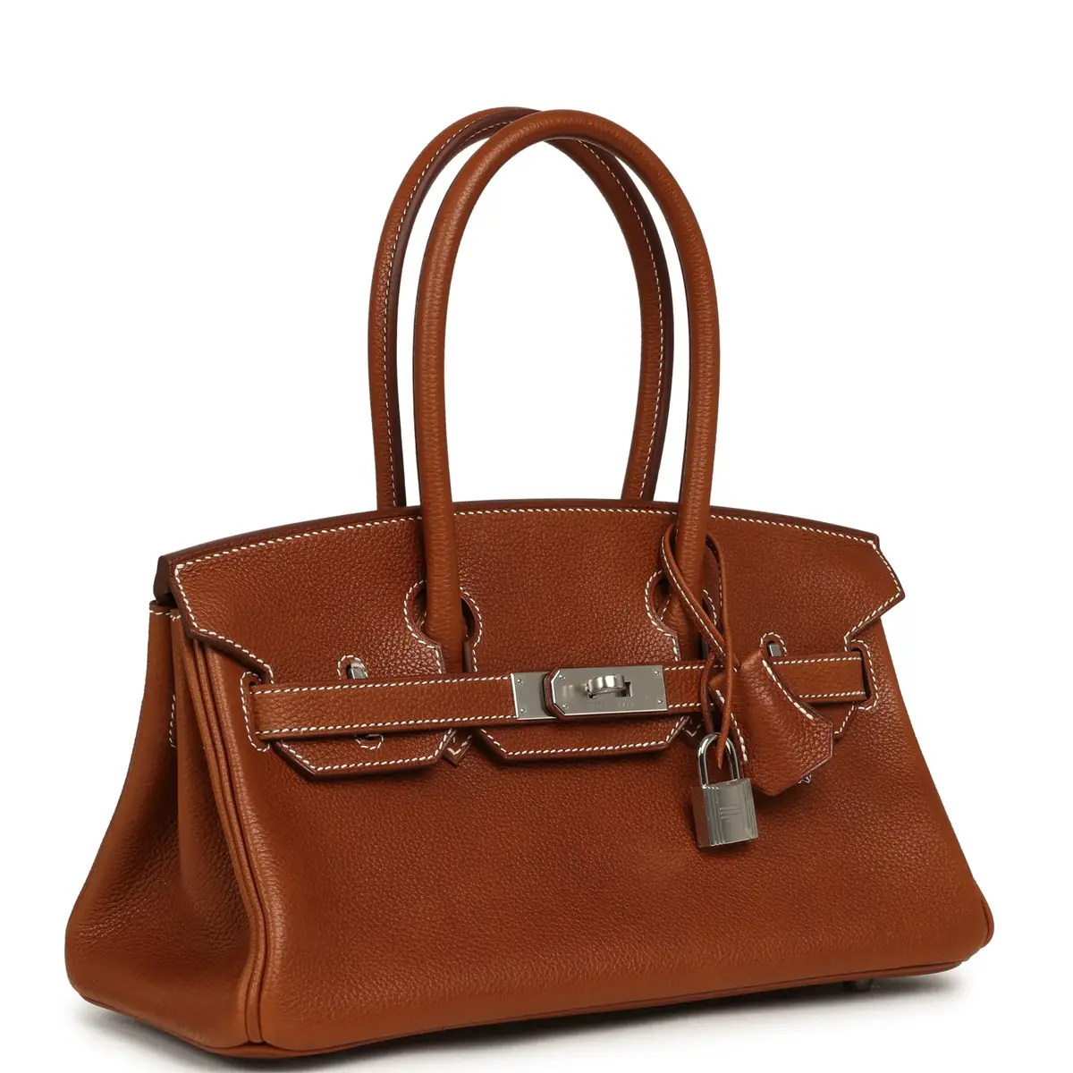 HERMÈS Hermes Shoulder Birkin Light 29 Fauve Barenia Faubourg Palladium Hardware | Thumbnail 2