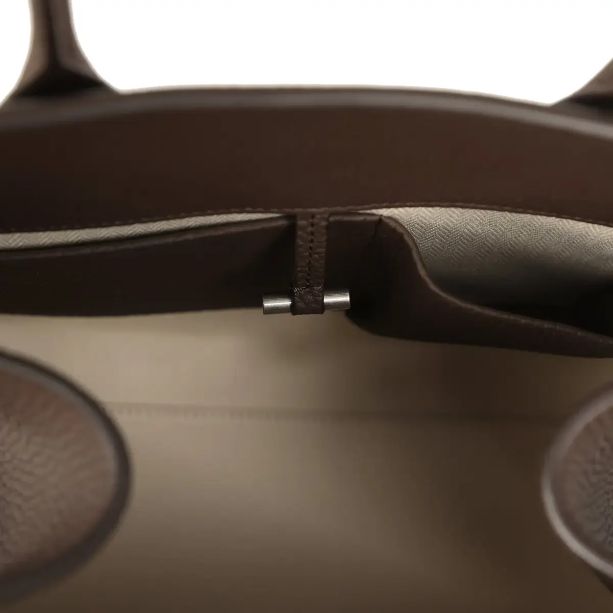 The Row The Row Soft Margaux 12 Bag Deep Brown Calfskin Silver Hardware | Thumbnail 10 The Row The Row Soft Margaux 12 Bag Deep Brown Calfskin Silver Hardware | Thumbnail 10