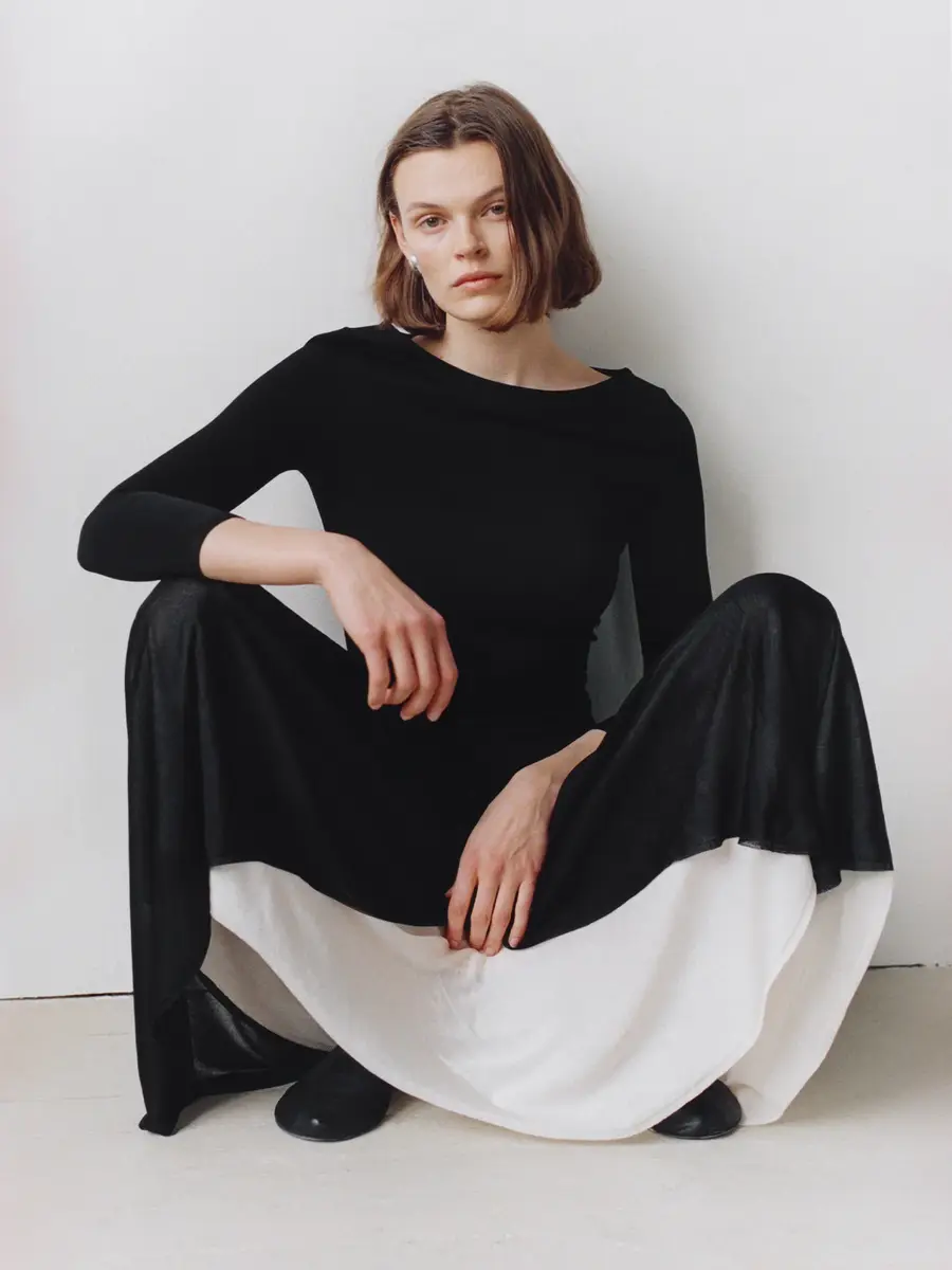 Maria McManus Boatneck Colorblock Midi Dress | Thumbnail 2