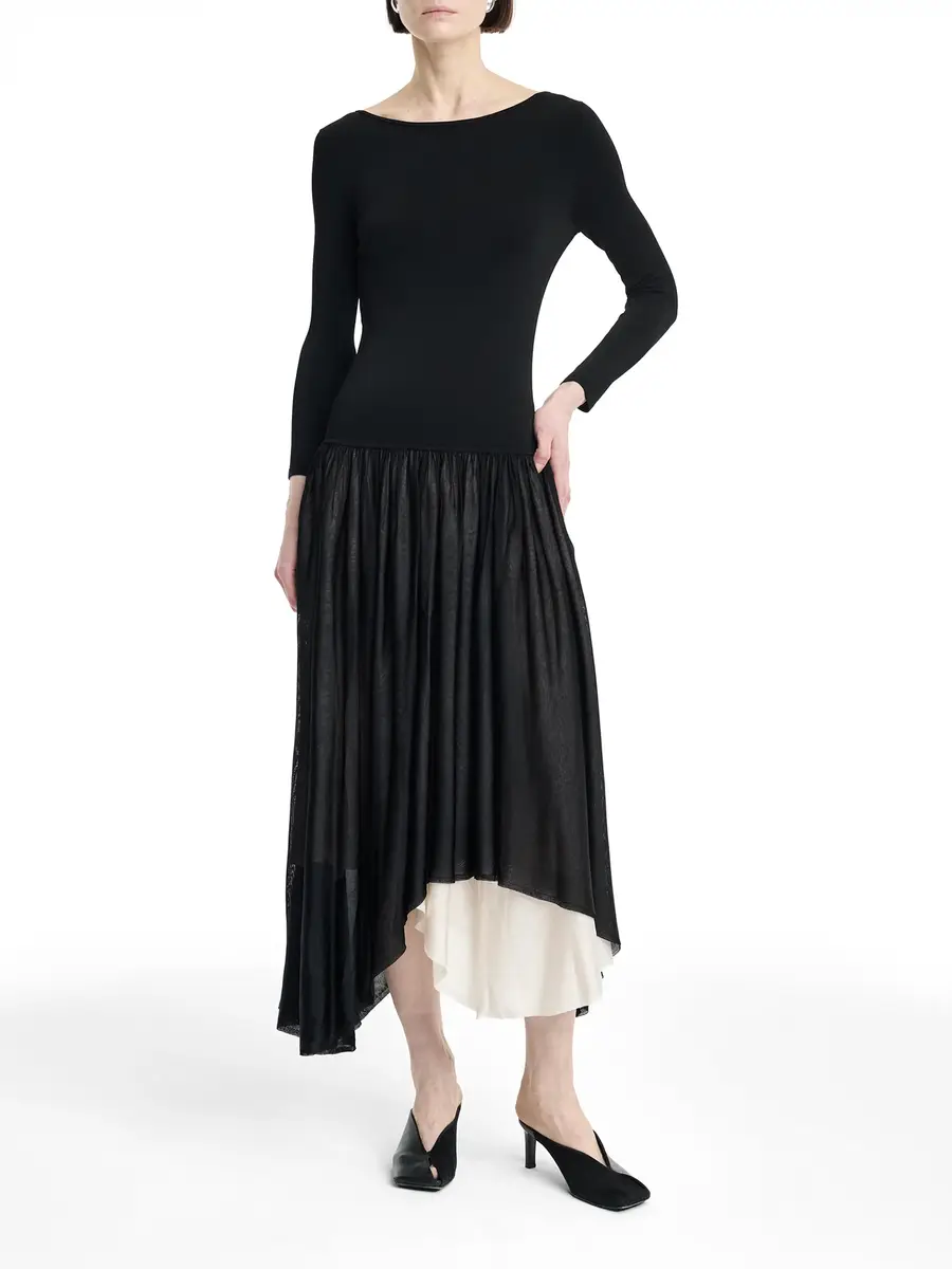 Maria McManus Boatneck Colorblock Midi Dress | Thumbnail 3
